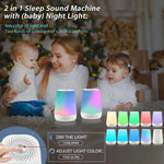 Maquina De Sonidos Y Luz Nocturna Para Bebes