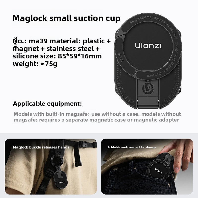 Ulanzi MA39 Magnetic Suction Cup Phone Holder