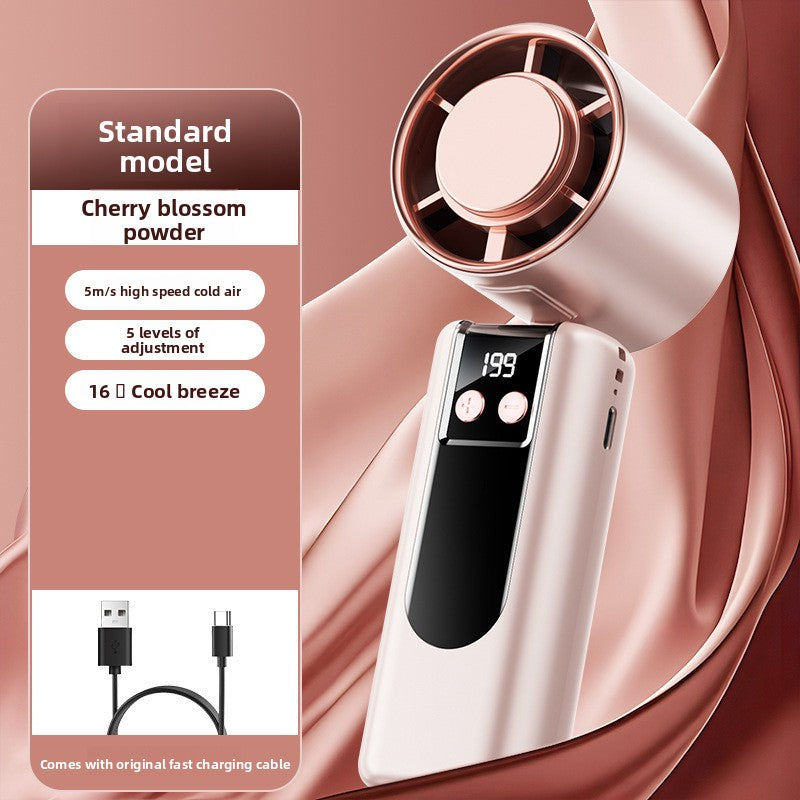 Portable Rechargeable Ice Cooling Handheld Fan