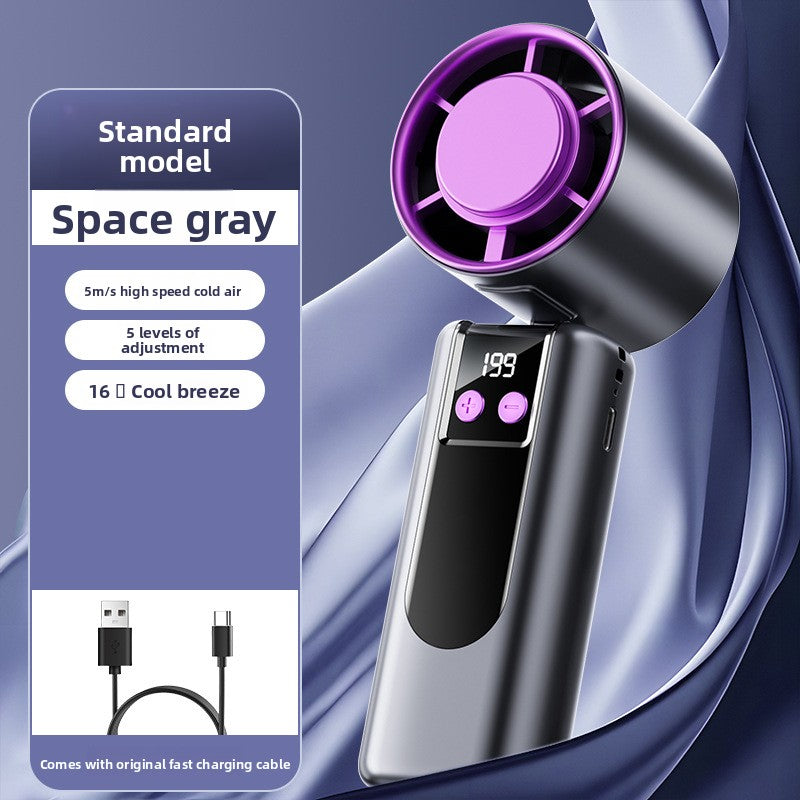 Portable Rechargeable Ice Cooling Handheld Fan