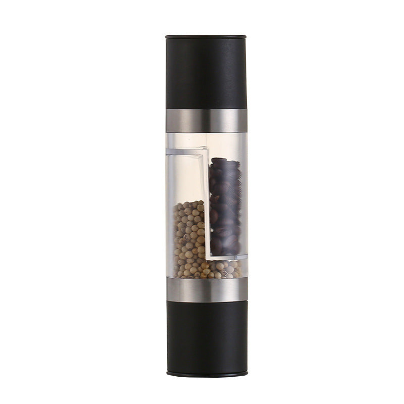 Manual double-headed sea salt pepper grinder