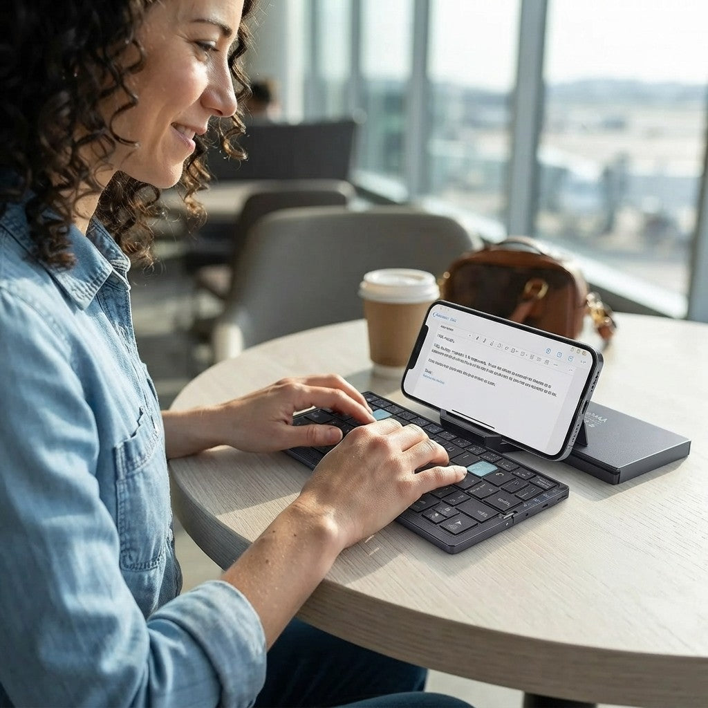 Jomaa Teclado Inalambrico Plegable Bluetooth